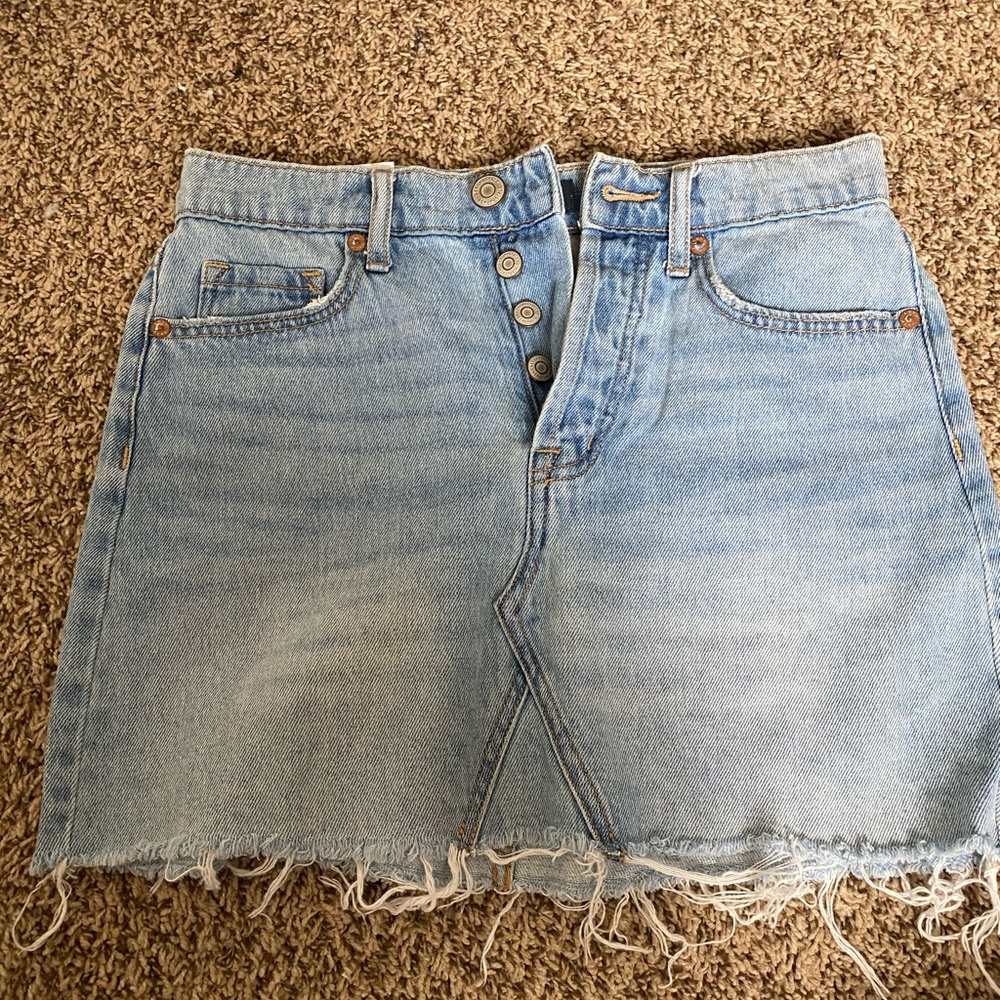 Aeropostale Blue A-line Mini Skirt Casual